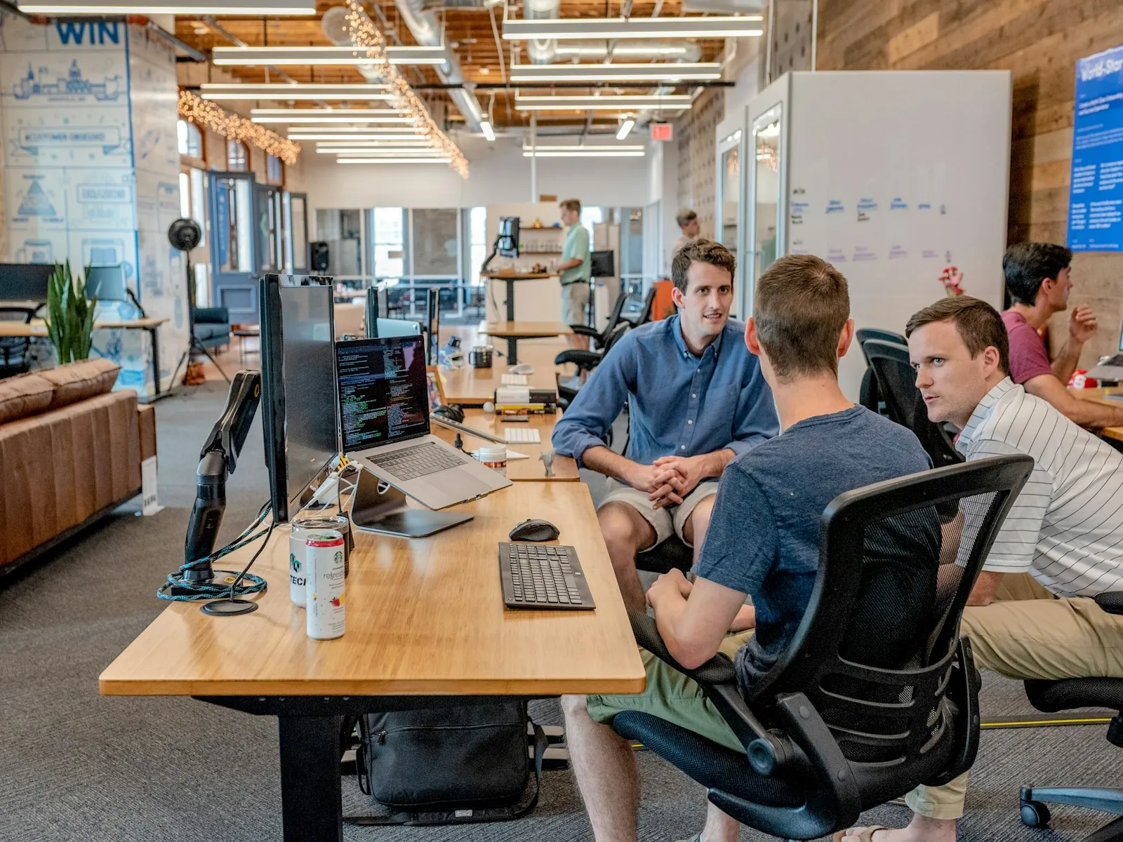 Fractional CISO leading a security program review with a client team